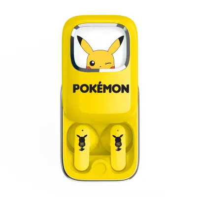 Bežični TWS slušalice Bluetooth 5.3 s remenom s uzorkom Pikachu