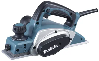 Makita električni strug  Širina struganja: 82 mm  620 W  Dubina struganja (max.): 9 mm