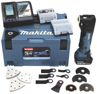 Makita DTM51RT1J3 bežični višenamjenski alat 18 V 5 Ah Broj uključenih baterija 1
