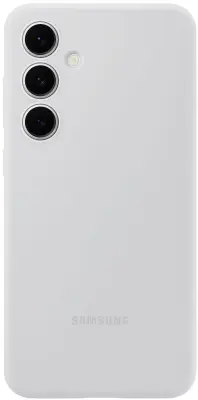 Silikonska maska za Samsung Galaxy S24 FE siva EF-PS721CJEGWW