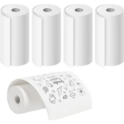 5 x dodatnih bijelih rola papira za MINIPRINT