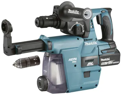 Makita SDS-Plus akumulatorski kombinirani čekić 18 V 5 Ah uključujući punjač
