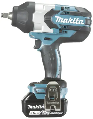 Makita DTW1002RTJ bežični udarni odvijač 1000 Nm 18 V Broj uključenih baterija 2 5 Ah