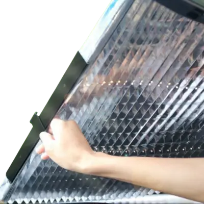 Auto Retractable Curtain with UV Protection 46cm siva