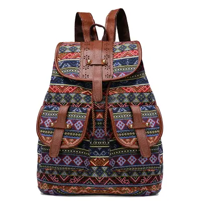 Boho stil ruksak Višebojna1