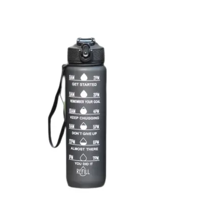 Sportska boca za vodu 1000ml Crna