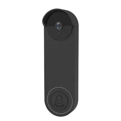 Silikonska futrola za Google Nest bežično zvono za vrata Crna