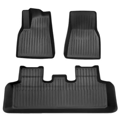 Tesla Model Y Podne prostirke Set za 5 sjedala crna