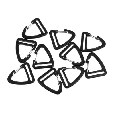 25MM plastična trokutasta žičana kukica s kopčom