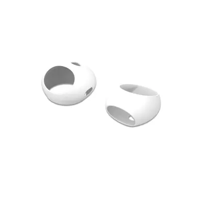Mekani silikonski nastavci za uši za Apple AirPods bijela