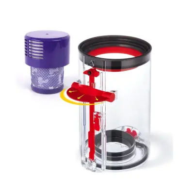 Zamjenski spremnik za prašinu i filter za Dyson V10 usisavače Proziran