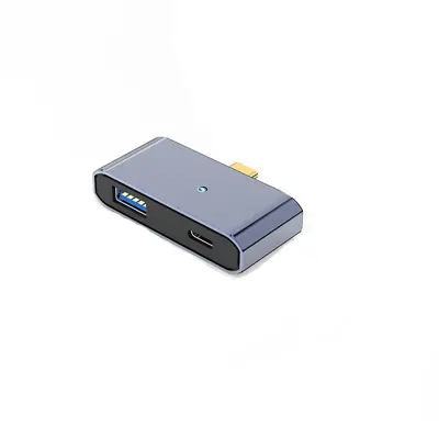 Pozlaćeni USB-C na USB adapter Tamno siva