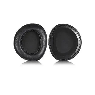 Perforirani jastučići za uši od janjeće kože za slušalice Sennheiser HD800\/HD800s Crna