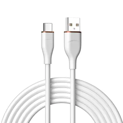 Kabel za brzo punjenje - 2m - Pravi silikonski Type-C do Type-C 60W Bijela