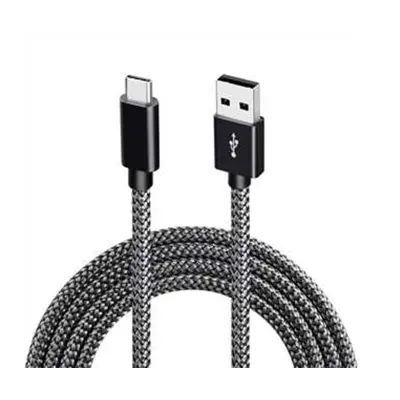 USB-A 2.0 na USB C kabel s 3A brzim punjenjem Crna