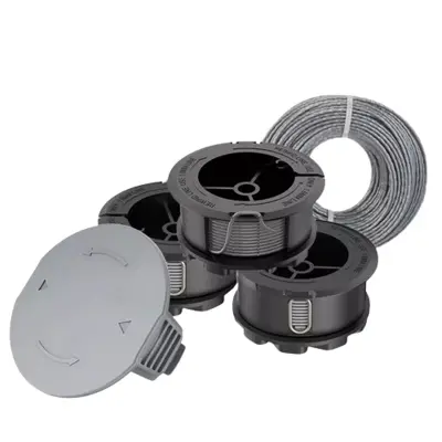 Zamjenski poklopac kalema s niti za trimer za Bosch Universal GrassCut 18-26 Crna