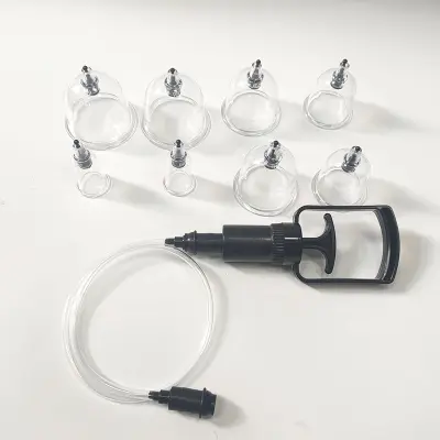 Home Cupping Therapy Set - 8 Cups with Storage Box Prozirna