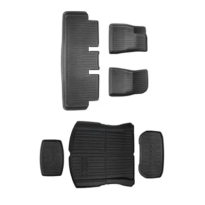Set podnih prostirki za Tesla Model 3 2023-2024 - TPE materijal Crna
