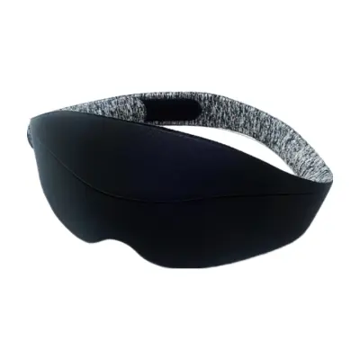 3D maska za oči od memorijske pjene za spavanje Crna