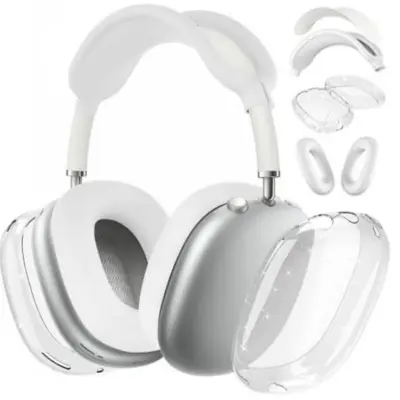 Svjetlucavi bijeli set futrola za AirPods Max od 4 komada Bijela
