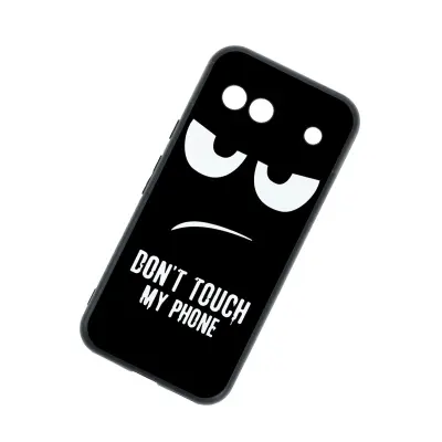 Google futrola za telefon - Mat, otporna na udarce, ogrebotine i otiske prstiju Crna i bijela