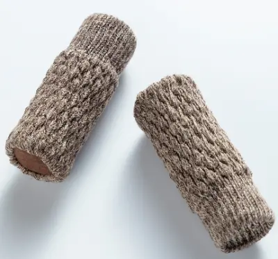 16 komada pletenih čarapa za noge stolica Khaki