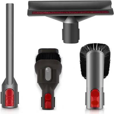 Set nastavaka za usisavač Dusty Brush & Crevice Kit Kompatibilan s Dyson V7, V8, V10, V11, V12 i V15 Višebojno