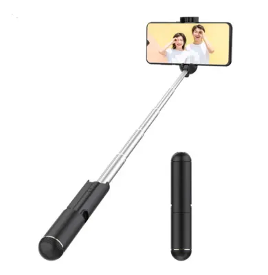 Prijenosni mini bežični Bluetooth selfie štap WS-19001 Crna