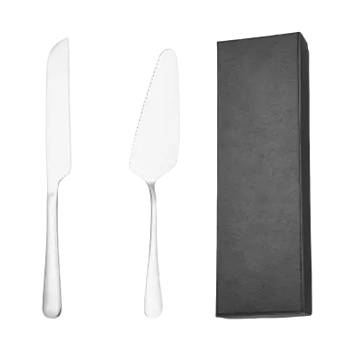 Set noža za torte i lopatice za pizzu od nehrđajućeg čelika Srebrna