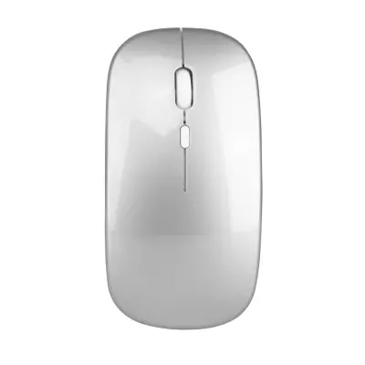 Bežični miš - 2.4G tihi optički miš Srebrna