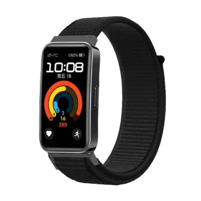Huawei Band 8/9 Najlonski Sportski Remen Crna