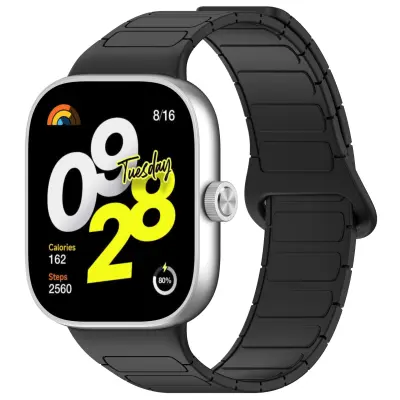Silikonski remen za sat Xiaomi Redmi Watch 4/Mi Band 8 Pro/9 Pro Crna