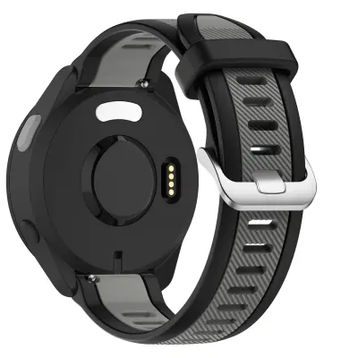 Silikonski remen za pametne satove Garmin Crna