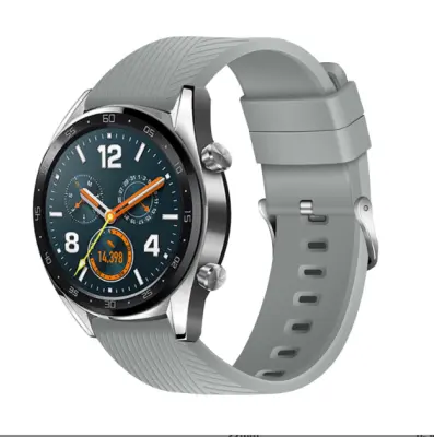 Silicone remen za sat za Huawei GT4/Samsung Galaxy Watch 4 Siva