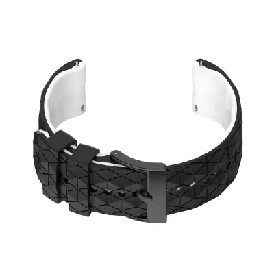 Silikonski remen za sat za Suunto 9 i 7 Crna+Bijela