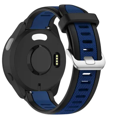 Silikonski remen za pametne satove Garmin Plava+Crna