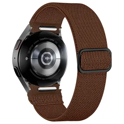 Samsung remen za sat, najlonski remen za Samsung Watch 4/5/6 Smeđa