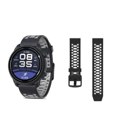 Sportska narukvica za Coros APEX 42mm/APEX 2/PACE 2, 20mm Crna+Bijela