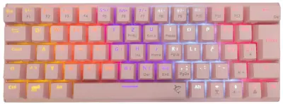 Tipkovnica WHITE SHARK GK-002422 Wakizashi, mehanička, HR Blue Switch, roza boja | Gaming tipkovnica