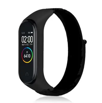 Najlonski remen za sat za Xiaomi Band 8/9 Crna
