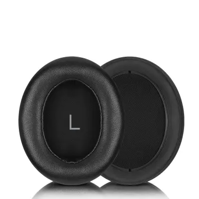 Jastučići za uši od janjeće kože s kopčom za Sennheiser MOMENTUM 3 Crna