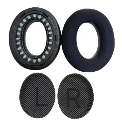 Zamjenski jastučići za uši Bose QC35 (paket od 2) Crna