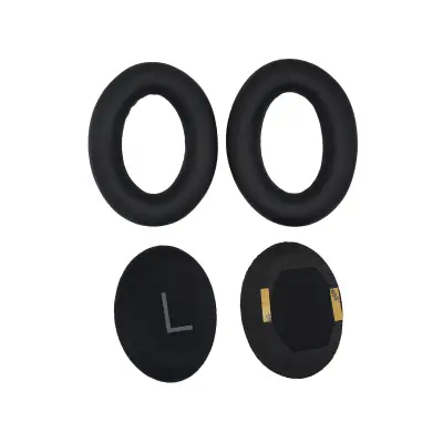 Zamjenski jastučići za uši za Bose QC45 - Jastučići za uši od proteinske kože za Bose QuietComfort 45 slušalice (2 pakiranja) Crna