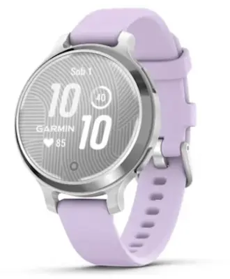 Pametni fitness sat Garmin Lily 2 Active Silver/Jasmine Purple silikonski remen