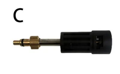 Adapter za perač pod pritiskom za Karcher K seriju, Quick Connect M22 Crna