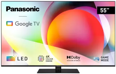 TV PANASONIC TN-55W70AEZ, 139.7cm (55"), LED, 4K UHD SMART TV, GOOGLE TV