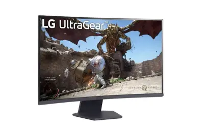 Monitor 32" LG 32GS60QC, VA, QHD, 180Hz, zakrivljeni