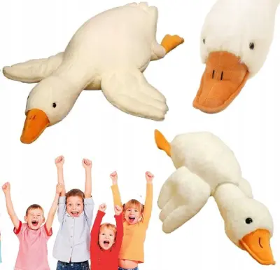 XL dječja plišana igračka guska 50 cm