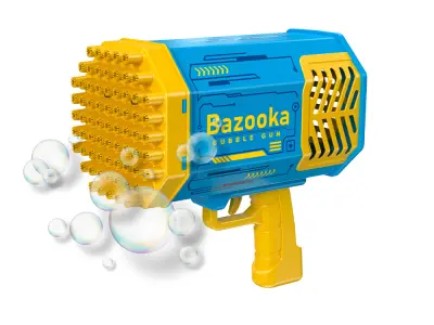Bazooka za mjehuriće sa 69 LED rupa - Model Bubble Gun