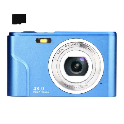 DC311 Kompaktni digitalni fotoaparat s TF karticom od 32 GB Plava